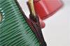 Auth Louis Vuitton Epi Petit Noe Bi-color Green x Red M44147 Shoulder Bag 9017C