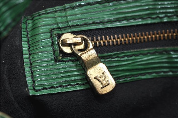 Auth Louis Vuitton Epi Petit Noe Bi-color Green x Red M44147 Shoulder Bag 9017C