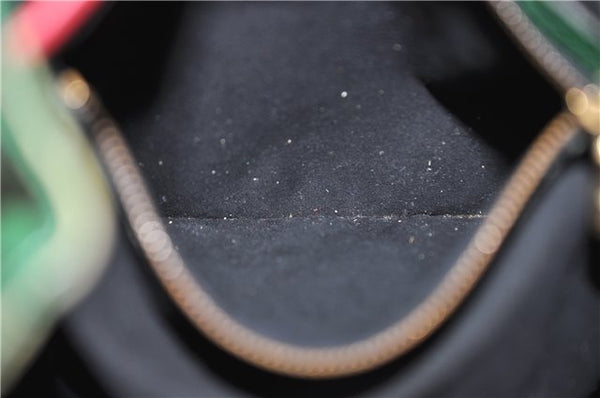 Auth Louis Vuitton Epi Petit Noe Bi-color Green x Red M44147 Shoulder Bag 9017C