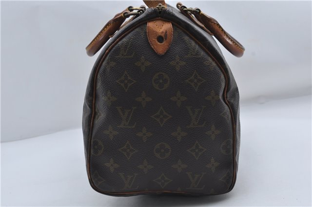 Authentic Louis Vuitton Monogram Speedy 30 Hand Boston Bag M41526 LV 9017D