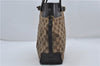 Authentic GUCCI Shoulder Hand Bag Purse GG Canvas Leather 107757 Brown 9018D