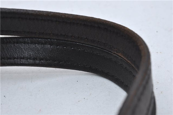 Authentic GUCCI Shoulder Hand Bag Purse GG Canvas Leather 107757 Brown 9018D