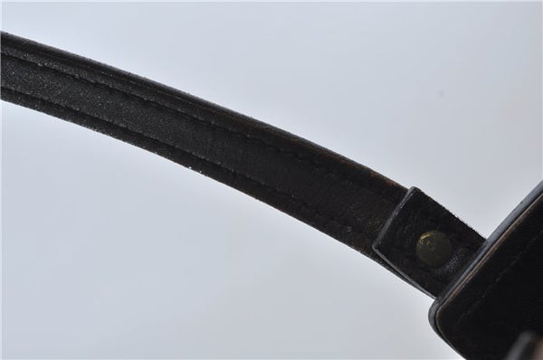 Authentic GUCCI Shoulder Hand Bag Purse GG Canvas Leather 107757 Brown 9018D