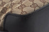 Authentic GUCCI Shoulder Hand Bag Purse GG Canvas Leather 107757 Brown 9018D