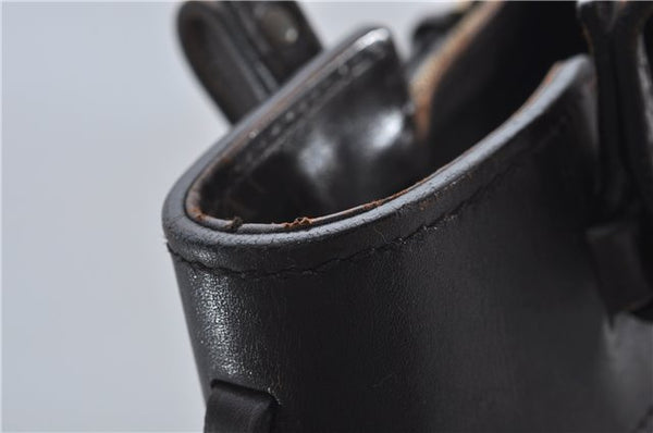 Authentic GUCCI Shoulder Hand Bag Purse GG Canvas Leather 107757 Brown 9018D