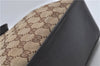 Authentic GUCCI Shoulder Hand Bag Purse GG Canvas Leather 107757 Brown 9018D