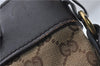 Authentic GUCCI Shoulder Hand Bag Purse GG Canvas Leather 107757 Brown 9018D