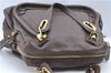 Authentic Chloe Paraty 2Way Shoulder Hand Bag Purse Leather Brown 9020D