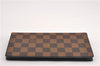 Authentic Louis Vuitton Damier Portefeuille Brazza Long Wallet N63168 LV 9022F