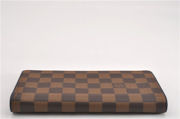 Authentic Louis Vuitton Damier Portefeuille Brazza Long Wallet N63168 LV 9022F