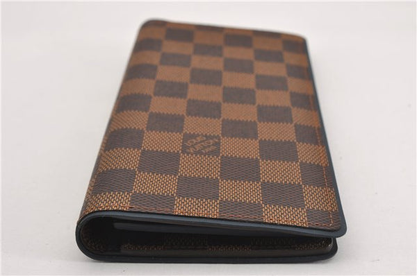 Authentic Louis Vuitton Damier Portefeuille Brazza Long Wallet N63168 LV 9022F