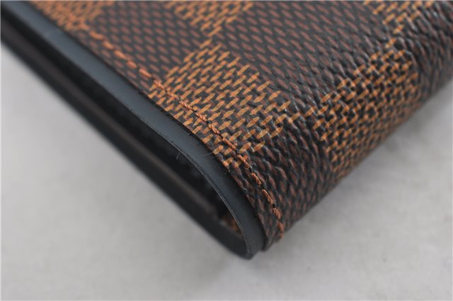 Authentic Louis Vuitton Damier Portefeuille Brazza Long Wallet N63168 LV 9022F