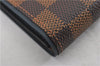 Authentic Louis Vuitton Damier Portefeuille Brazza Long Wallet N63168 LV 9022F