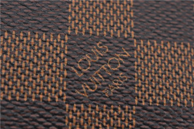 Authentic Louis Vuitton Damier Portefeuille Brazza Long Wallet N63168 LV 9022F