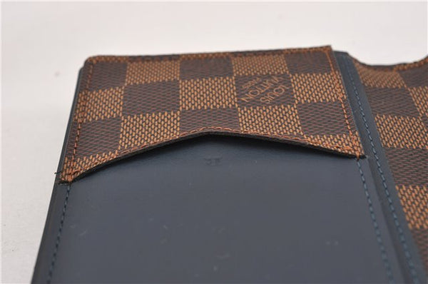 Authentic Louis Vuitton Damier Portefeuille Brazza Long Wallet N63168 LV 9022F