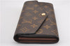 Authentic Louis Vuitton Monogram Portefeuille Sarah Purse Wallet M60531 LV 9024F