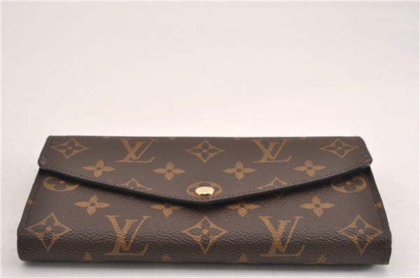 Authentic Louis Vuitton Monogram Portefeuille Sarah Purse Wallet M60531 LV 9024F