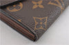 Authentic Louis Vuitton Monogram Portefeuille Sarah Purse Wallet M60531 LV 9024F