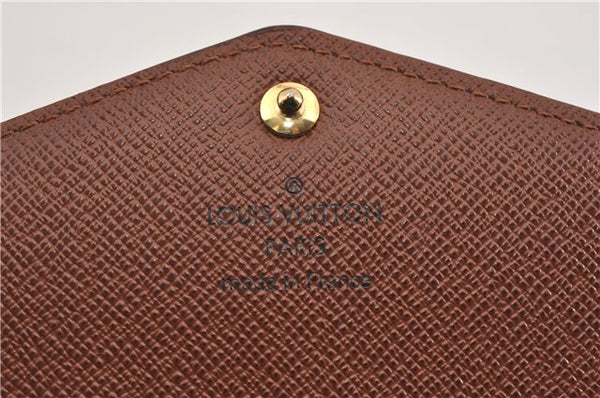 Authentic Louis Vuitton Monogram Portefeuille Sarah Purse Wallet M60531 LV 9024F