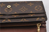 Authentic Louis Vuitton Monogram Portefeuille Sarah Purse Wallet M60531 LV 9024F