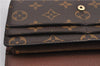 Authentic Louis Vuitton Monogram Portefeuille Sarah Purse Wallet M60531 LV 9024F