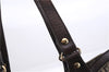 Authentic FENDI Zucchino Shoulder Hand Bag Purse Canvas Leather Brown 9026D