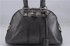 Authentic YVES SAINT LAURENT Muse Shoulder Hand Bag Leather 156465 Gray 9027D