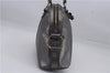 Authentic YVES SAINT LAURENT Muse Shoulder Hand Bag Leather 156465 Gray 9027D