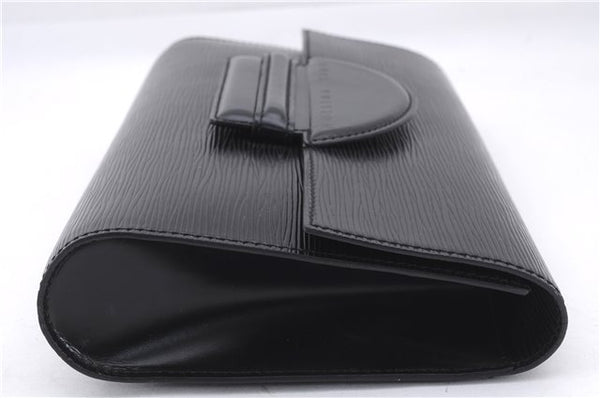 Authentic Louis Vuitton Epi Chaillot Clutch Bag Black M52542 LV 9030D