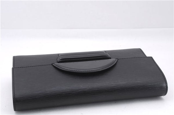 Authentic Louis Vuitton Epi Chaillot Clutch Bag Black M52542 LV 9030D