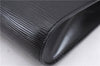 Authentic Louis Vuitton Epi Chaillot Clutch Bag Black M52542 LV 9030D