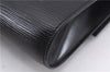 Authentic Louis Vuitton Epi Chaillot Clutch Bag Black M52542 LV 9030D