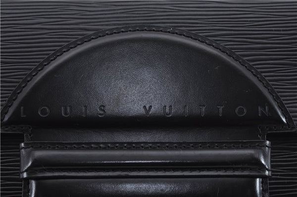Authentic Louis Vuitton Epi Chaillot Clutch Bag Black M52542 LV 9030D