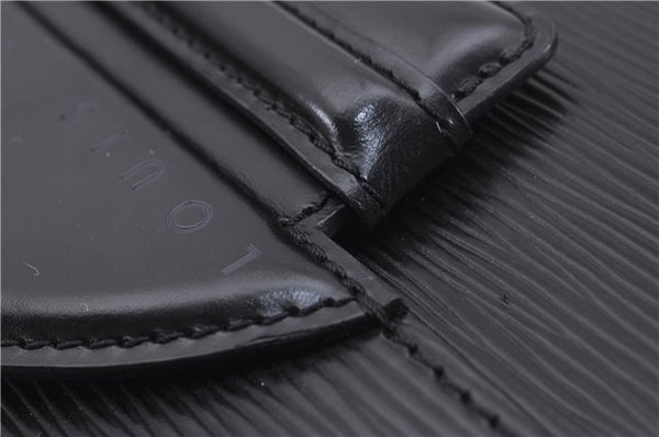 Authentic Louis Vuitton Epi Chaillot Clutch Bag Black M52542 LV 9030D