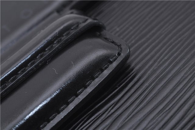 Authentic Louis Vuitton Epi Chaillot Clutch Bag Black M52542 LV 9030D