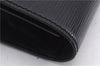 Authentic Louis Vuitton Epi Chaillot Clutch Bag Black M52542 LV 9030D