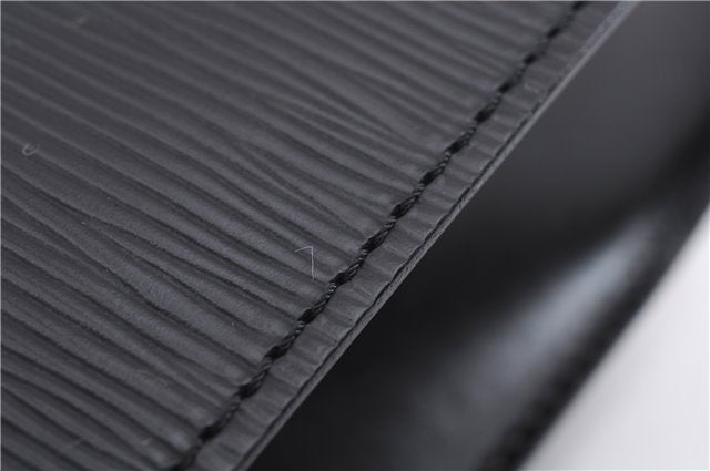 Authentic Louis Vuitton Epi Chaillot Clutch Bag Black M52542 LV 9030D