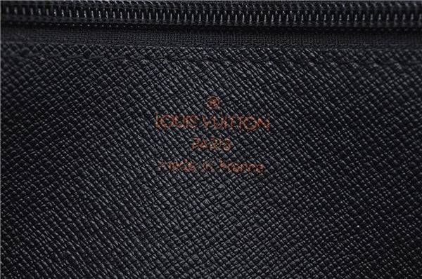 Authentic Louis Vuitton Epi Chaillot Clutch Bag Black M52542 LV 9030D