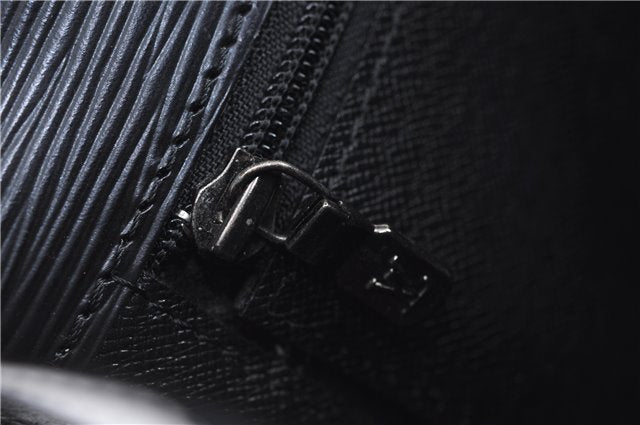 Authentic Louis Vuitton Epi Chaillot Clutch Bag Black M52542 LV 9030D