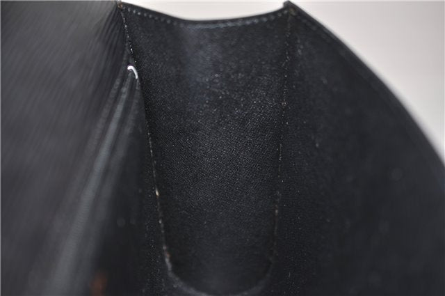 Authentic Louis Vuitton Epi Chaillot Clutch Bag Black M52542 LV 9030D