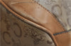 Authentic CELINE C Macadam Blason Shoulder Cross Bag PVC Leather Beige 9034C
