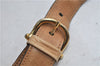 Authentic CELINE C Macadam Blason Shoulder Cross Bag PVC Leather Beige 9034C