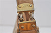Authentic CELINE C Macadam Blason Shoulder Cross Bag PVC Leather Beige 9034C