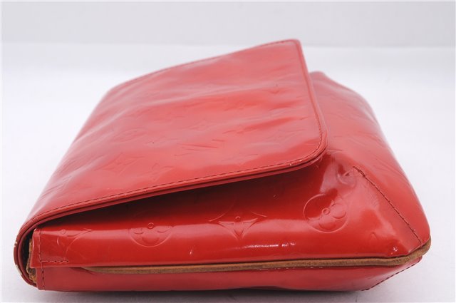 Auth Louis Vuitton Vernis Thompson Street Shoulder Bag Red M91094 LV Junk 9034D