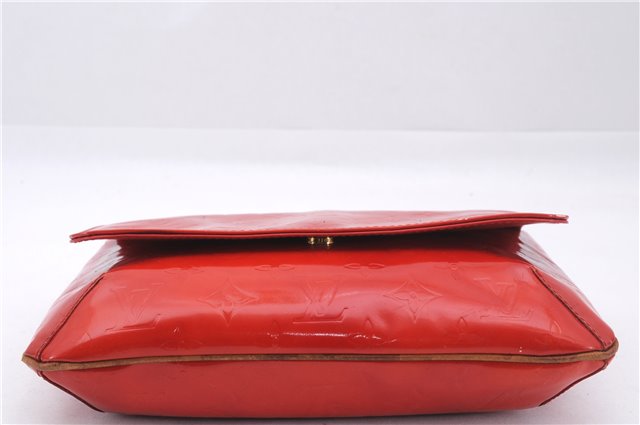Auth Louis Vuitton Vernis Thompson Street Shoulder Bag Red M91094 LV Junk 9034D