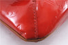 Auth Louis Vuitton Vernis Thompson Street Shoulder Bag Red M91094 LV Junk 9034D