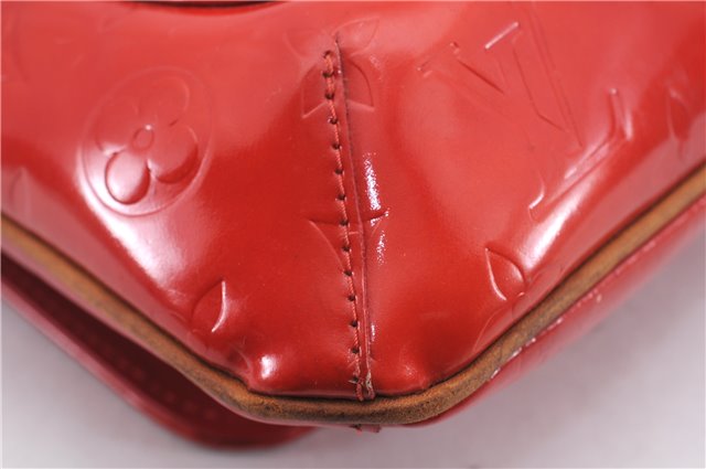 Auth Louis Vuitton Vernis Thompson Street Shoulder Bag Red M91094 LV Junk 9034D