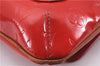 Auth Louis Vuitton Vernis Thompson Street Shoulder Bag Red M91094 LV Junk 9034D