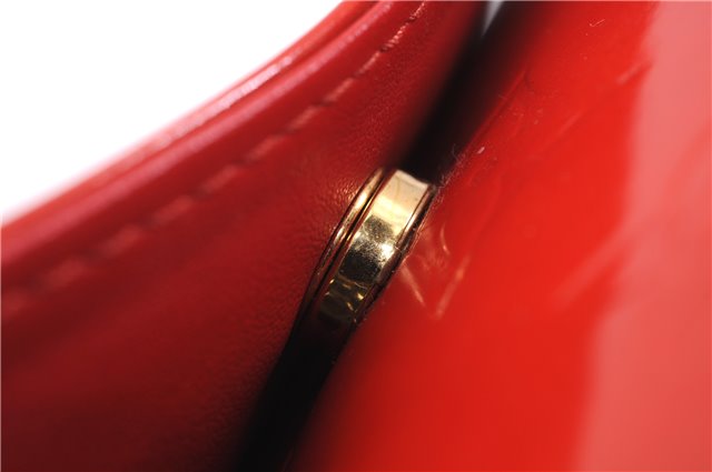 Auth Louis Vuitton Vernis Thompson Street Shoulder Bag Red M91094 LV Junk 9034D