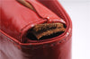 Auth Louis Vuitton Vernis Thompson Street Shoulder Bag Red M91094 LV Junk 9034D
